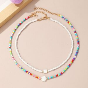 Children Kids Baby Fashion Girls Flower Bead Necklace