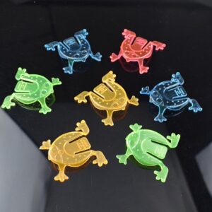 Children Nostalgic Classic Desktop Plastic Tasteless Bouncing Frog Toy