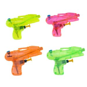 Summer Fashion Classic Multicolor Transparent Small Water Gun Playing Toys