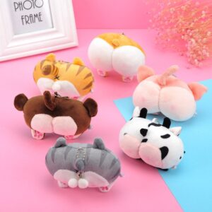 Cute Dog Plush Toy Pendant Keychain