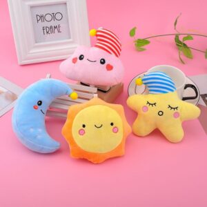 Children Kids Baby Fashion Cartoon Star Moon Cloud Plush Pendant Doll Toy