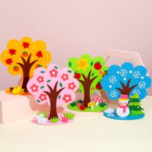 Children's Educational Handmade Three-Dimensional Four Seasons Tree