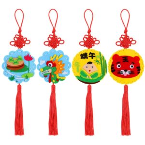 Children's Handmade DIY Non-Woven Rice Dumpling Sachet Pendant For Dragon Boat Festival