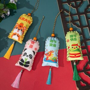 Dragon Boat Festival Children's Handmade DIY Making Wormwood Sachet Pendant