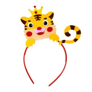 Children's Cartoon Creative Non-Woven Fabric Handmade DIY Making Animal Head Headband