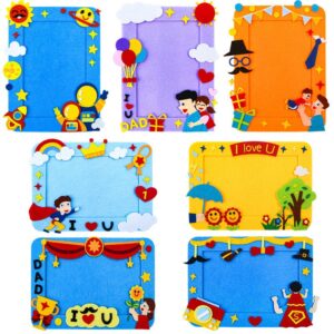 Father's Day Cartoon Children's Handmade DIY Non-Woven Photo Frame Making Material Package