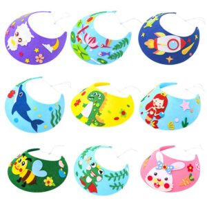 Children's Day Cartoon Non-Woven Sun Hat Handmade DIY Paste Painting Hat