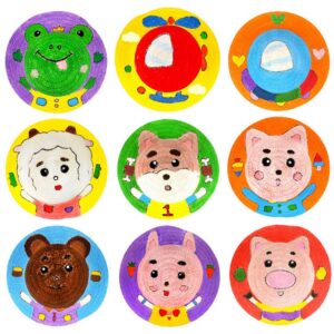 Children's Drawing Straw Hat Handmade DIY Graffiti Hat