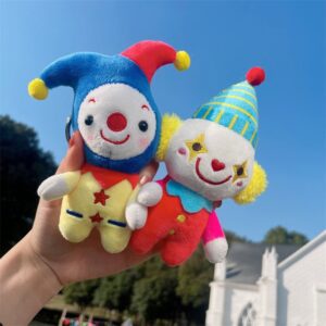 Children Kids Baby Fashion Clown Plush Toy Keychain