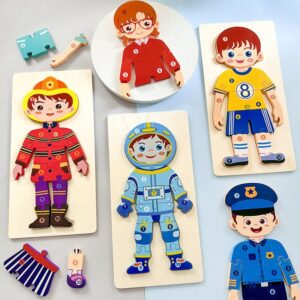 Children's Educational Cartoon Character Three-Dimensional Jigsaw Puzzle