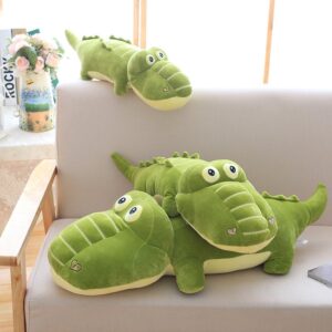 Super Cute Crocodile Cotton Plush Toy Lazy Sleeping Pillow Birthday Gift