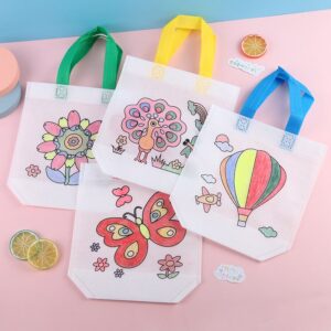 Children's Handmade Diy Coloring Bag Non-Woven Fabric Coloring Graffiti Bag