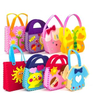 Cartoon Three-Dimensional Non-Woven Fabric Art Non-Woven Handmade DIY Sewing Bag