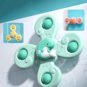 Kids Spin Suction Cup Fidget Spinner Toy