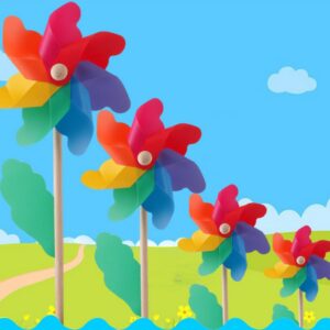 Children Kids Baby Fashion Colorful Windmill Outdoor Toys