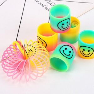 Children's Educational Toy Mini Rainbow Elastic Ring