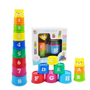 Children Multicolor Cup Color Recognition Educational Toy