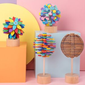 Children Kids Baby Fashion Wooden Stress Relief Toy