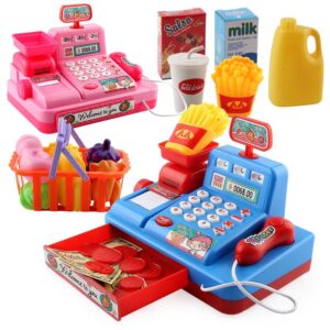 Children Kids Baby Fashion Simulation Supermarket Cash Register Educational Toy