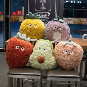 Children Kids Baby Fashion Cartoon Fruit Plushie Doll Stuffed Toy Pillow Gift