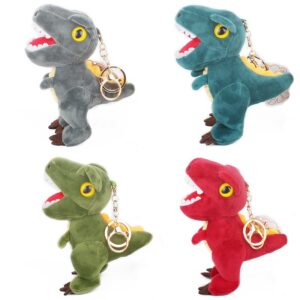 Children Kids Baby Fashion Plush Dinosaur Stuffed Toy Keychain
