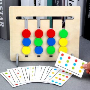 Children Kids Baby Fashion Girls Boys Four-Color Fruit Logic Game Educational Toys
