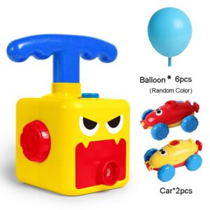 Kids Inertial Press Balloon-powered Car Toy