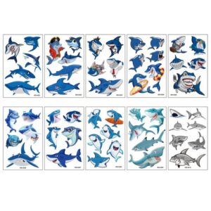 10pcs/set Kids Cute Cartoon Waterproof Tattoo Sticker