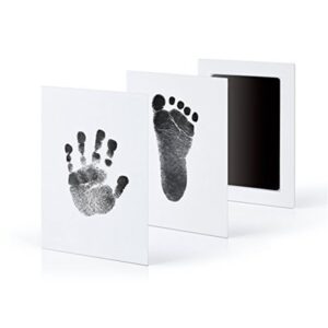 Baby Footprints Handprint Ink Pads Safe Non- toxic Ink Pads Kits For Baby Shower Baby Paw Print Pad Foot Print Pad Inkless