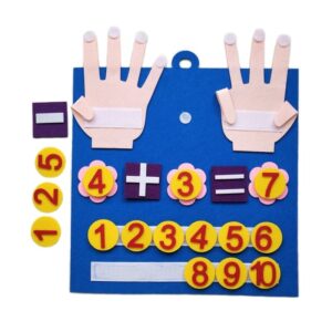 Kids Montessori Early Learning Finger Numbers Math Toy