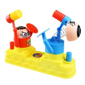 Kids Creative Fun Desktop Sparring Doll Villain Parent-child Interaction Offensive Defensive Battle Doll Intelligent Decompression Toys