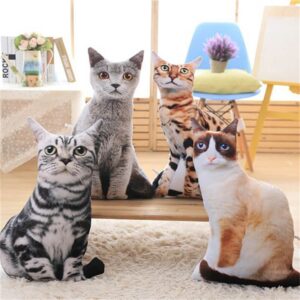 Creative Simulation 3D Cat Pillow Toy