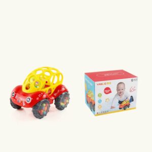 Kids Creative Cartoon Shape Freewheeling Toy Car With Color Ball