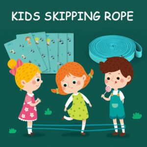 Children Outdoor Portable Rubber Band Skipping Rope