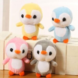 10cm Cute Big Head Penguin Short Plush Kids Toys