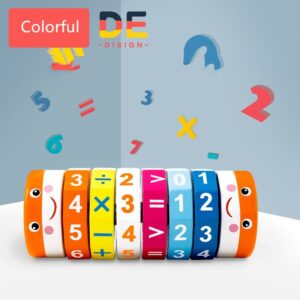 Kids Digital Letter Shaft Educational Wooden Toy