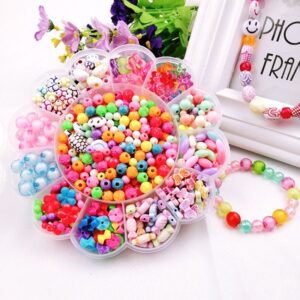 Child Color Cartoon DIY Beaded Puzzle Toy